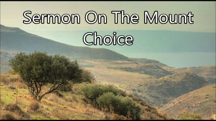 Take 5 with Bruce – Sermon on the Mount (Choice)